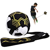 GWL Fútbol Trainer- Entrenador de Patadas de Fútbol- Entrenador de Voleibol de Fútbol en Solitario Ajustable- de Fútbol…
